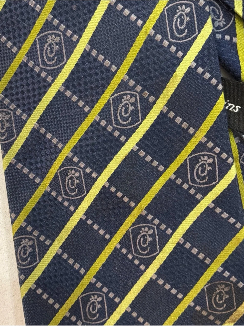Lot of 2 Silk Chick Fil A Ties Burgundy and Blue